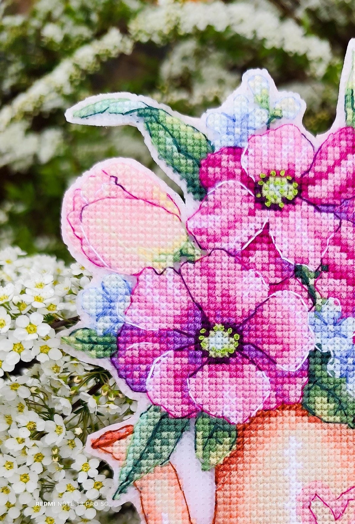 Flowers Cross Stitch Pattern Count Floral Bouquet Cross Stitch Scheme Garden Flowers In Vase Embroidery Pattern Counted Cross Stitch Chart