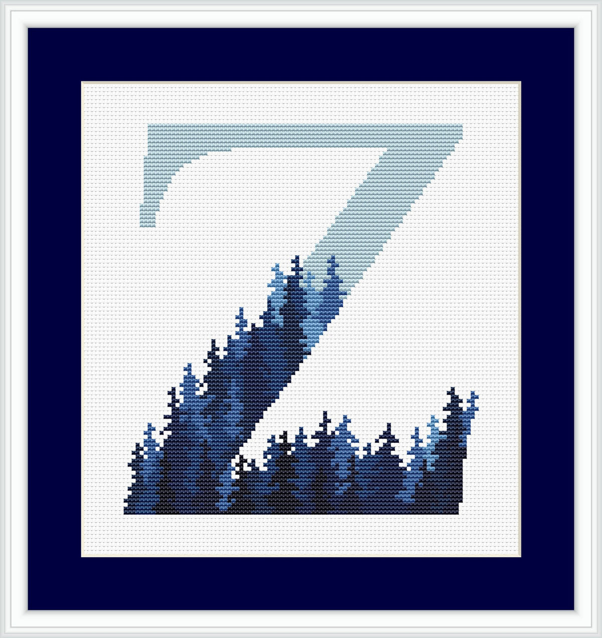 Monogram Cross Stitch Pattern Count Letter Cross Stitch Chart Initials Embroidery Pattern Name Cross Stitch Designs Easy Cross Stitch PDF
