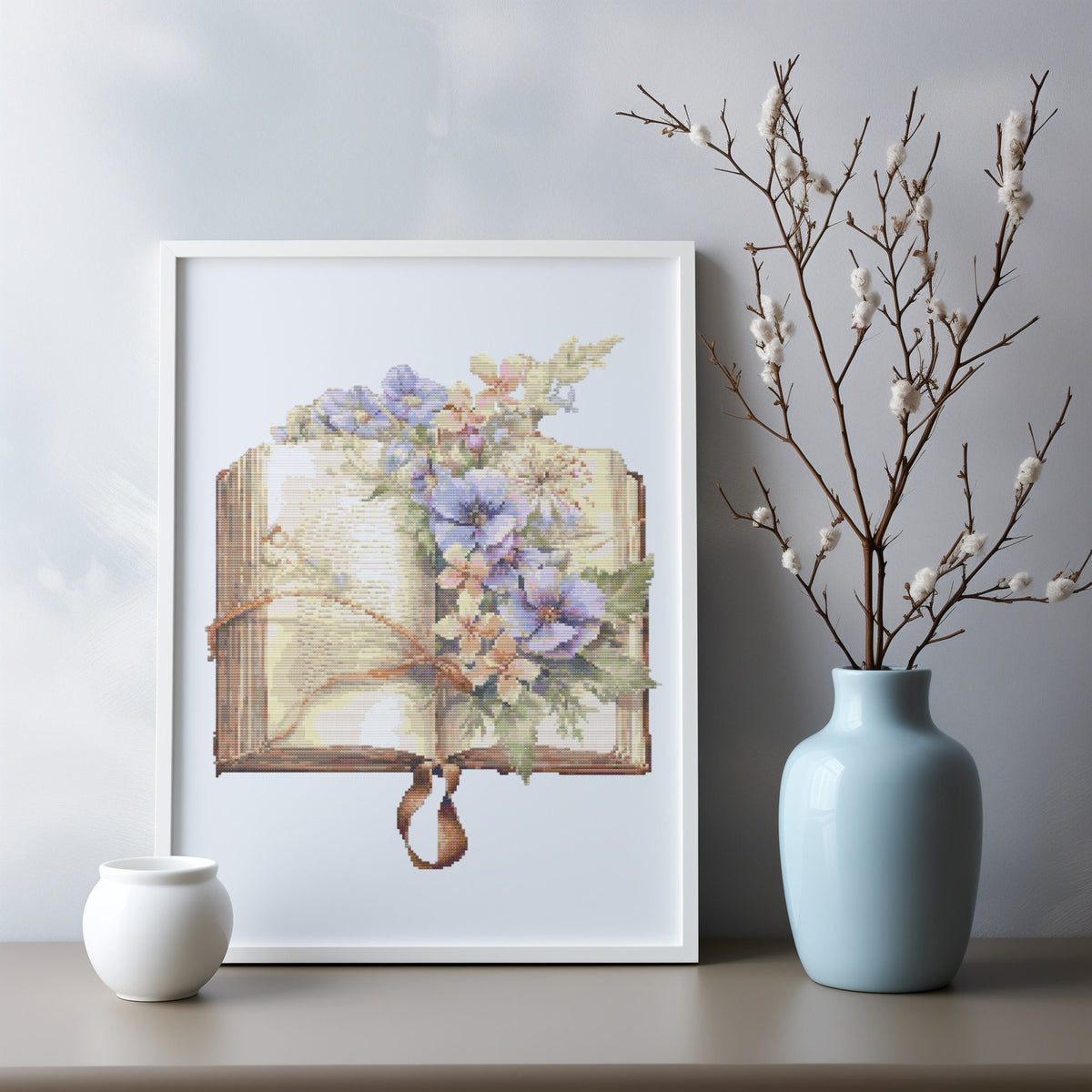 Christian Cross Stitch Pattern, Bible Cross Stitch Sampler, Religious Embroidery Pattern, Counted, Cross Stitch Chart, Grandma Gifts