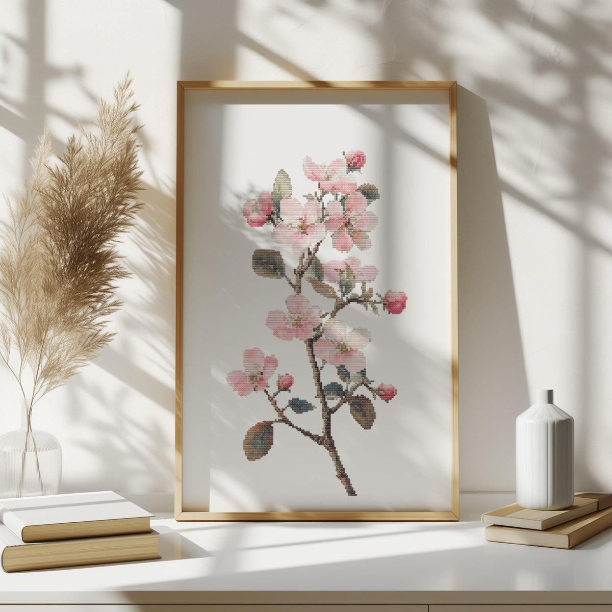 Cross Stitch Pattern Pdf Bundle, 12 Birth Month Flower Cross Stitch Art, Floral Embroidery Pattern, Counted, Mother's Day Personalized Gifts