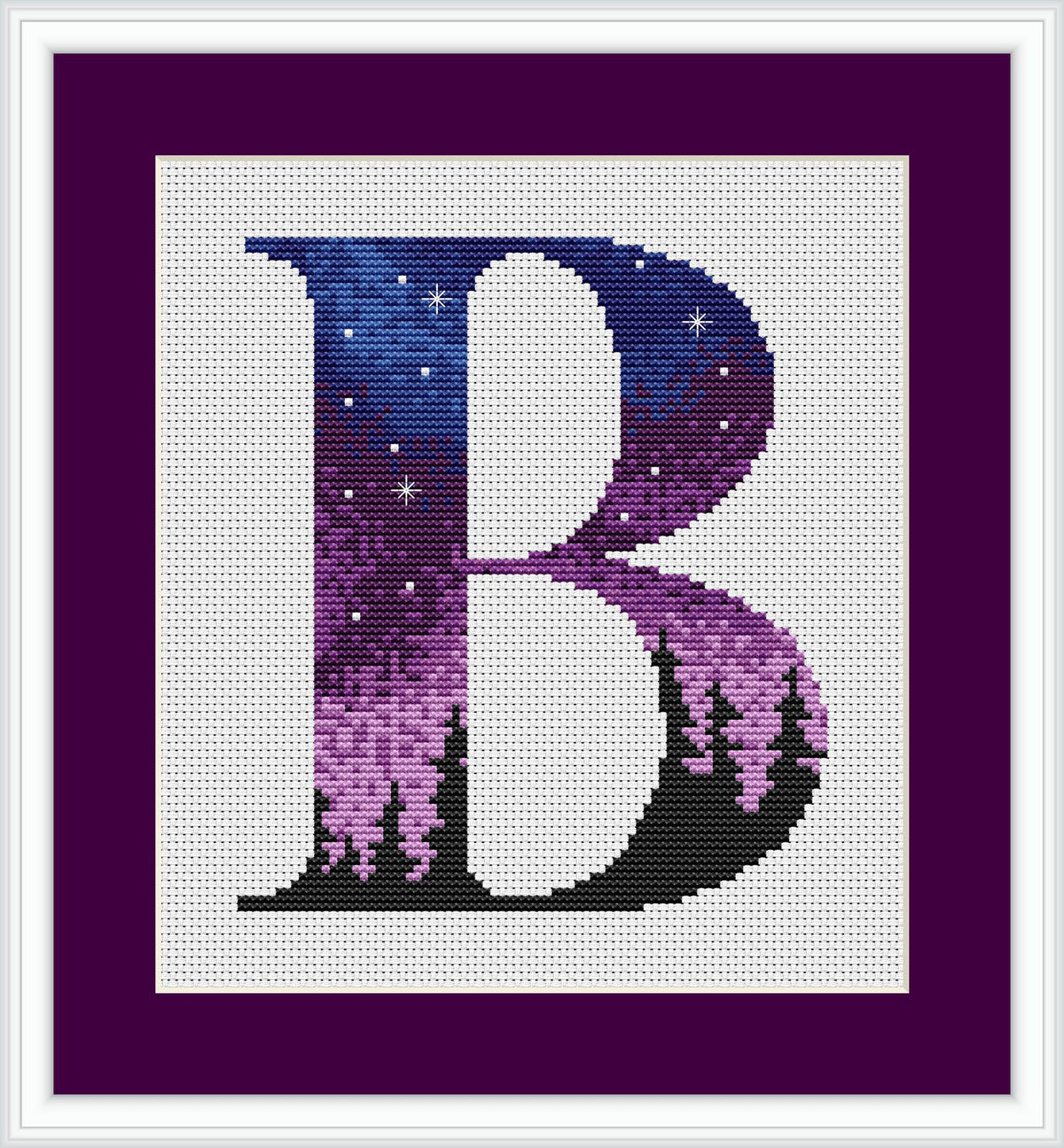 Monogram Cross Stitch Pattern, Custom Name Embroidery Pattern, Alphabet Letter Cross Stitch Chart, Easy Cross Stitch Pdf, Personalized Gift