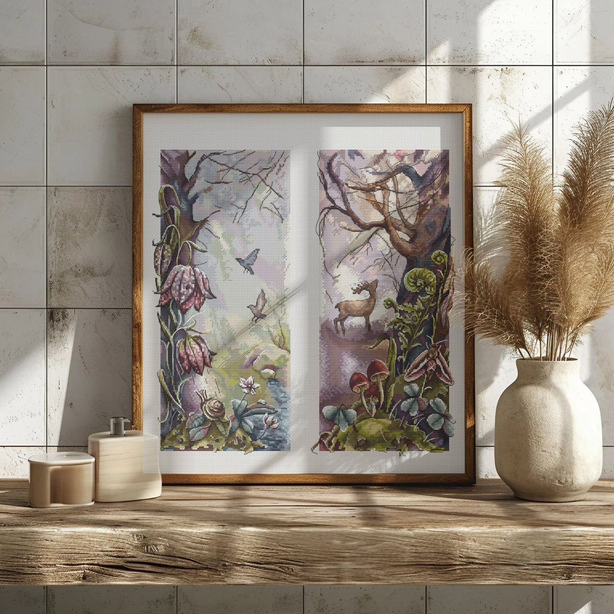 Modern Cross Stitch Pattern Bundle Magic Woodland Embroidery Designs  Set Counted Cross Stitch Design For Advanced Stitcher Pdf Saga File