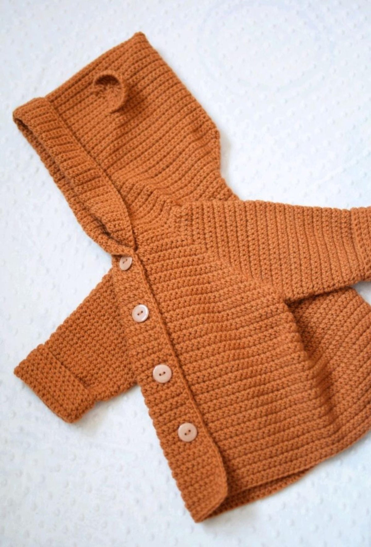 Cardigan Crochet Sweater Pattern With Bear Ears | Hooded Baby Cardigan | Cozy Toddler Jacket PDF
